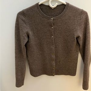 MUJI Brown Cardigan Size XS